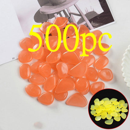 Luminous Stones Fluorescent Aquarium Pebbles Fish Tank Garden Luminous Stones