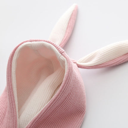 Small dog knitted sweater rabbit ears costume