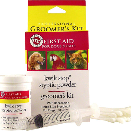 Kwik-Stop Groomers Kit for Dogs, Cats & Birds Nail Care & Grooming Kit