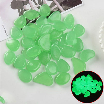 Luminous Stones Fluorescent Aquarium Pebbles Fish Tank Garden Luminous Stones