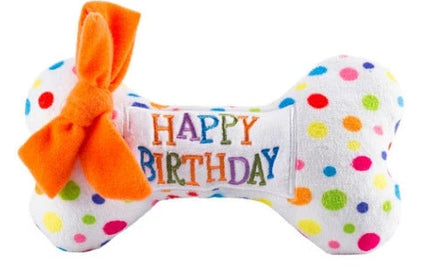 Plush Toy Dog Birthday Gift set Cake Cupcake Dog Bone