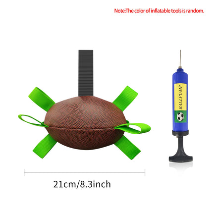 Interactive Dog Football Toy Soccer Ball Inflated Training Toy For Dogs Outdoor Border Collie Balls For Large Dogs Pet Supplies