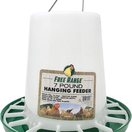 Harris Farms Free Range Hanging Poultry Feeder 7 lbs. Capacity
