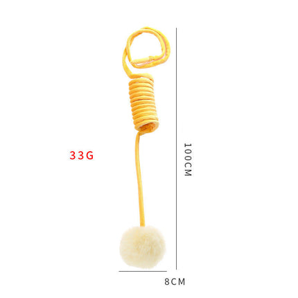 Cat Toy Spring Hair Ball Interactive Play Interactive Toy