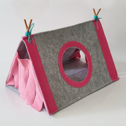 Small Pet Rabbit Nest Hamster Corner House Tent