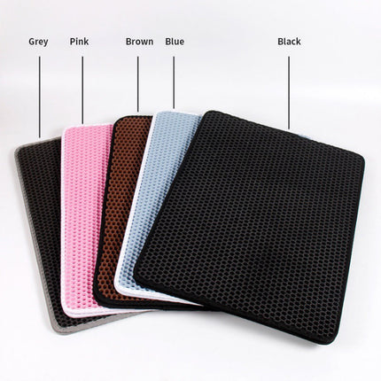 Double Layer EVA Pet Cat Litter Pad Sand Mat