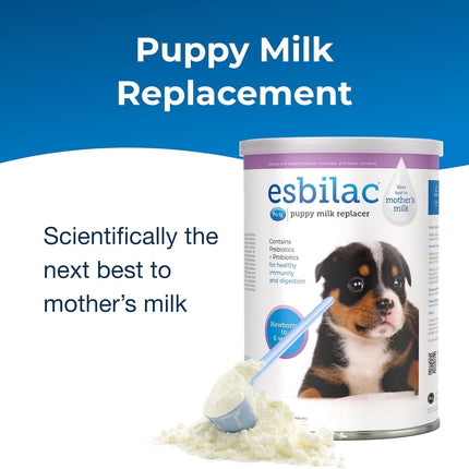 Esbilac Puppy Milk Replacer 12oz Powder Prebiotics Probiotics Newborn Formula