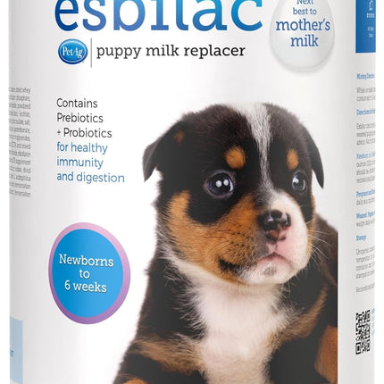 Esbilac Puppy Milk Replacer 12oz Powder Prebiotics Probiotics Newborn Formula