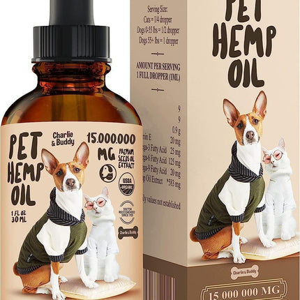 Hemp Oil for Dogs & Cats Hip & Joint & Skin Support