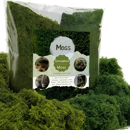 1 Packs of Artificial Moss - Fake Green Moss