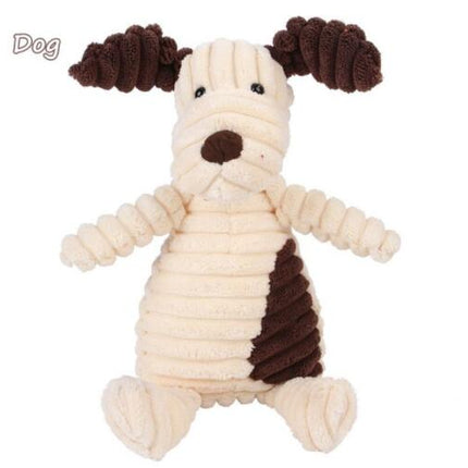 Vocal Animal Plush for Pet Dog Molar Teeth Cleaning Training