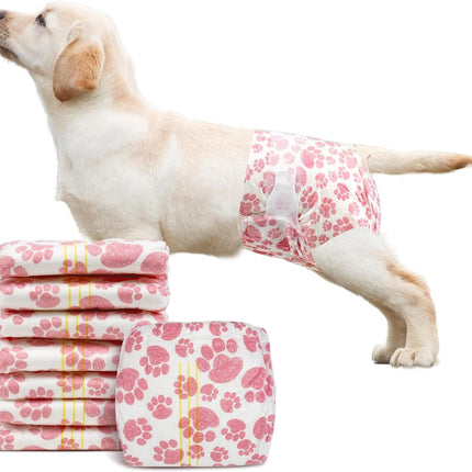 Female Dog Diapers 48 Count Disposable Leakproof Puppy Diapers XXS- Medium