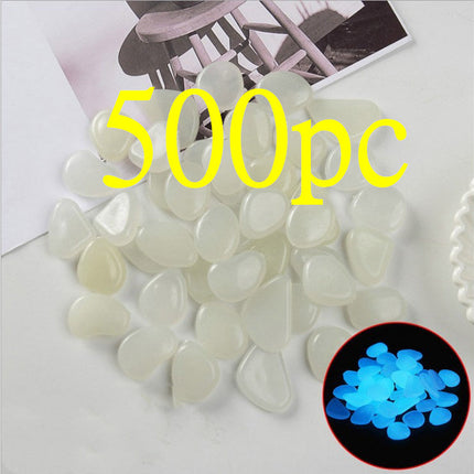 Luminous Stones Fluorescent Aquarium Pebbles Fish Tank Garden Luminous Stones