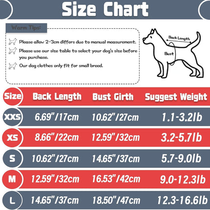 Small Dog Shirts — Cute Puppy Clothes for Chihuahua, Yorkie & Small Breeds | 4-Pack