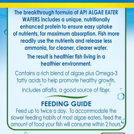 ALGAE EATER WAFERS Algae Wafer Fish Food