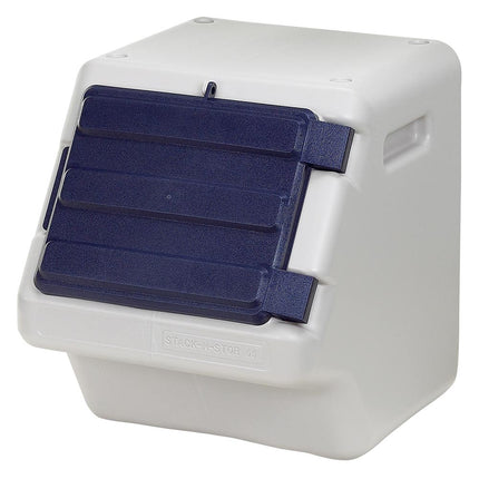Bergan Stack-N-Stor 65 Pet Food Storage Unit Medium Gray / Blue 15.25" x 17.75" x 18.2"