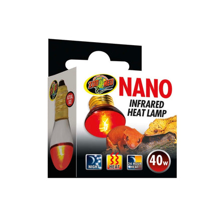 Zoo Med Nano Infrared Heat Lamp - 40 watts
