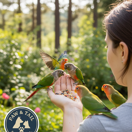 Higgins Vita Seed Conure & Lovebird Food 2.5 lb Premium Seed Blend Probiotics DHA