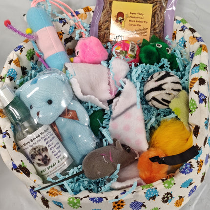 Cuddle Cup dig Box  Lots of toys Great for Hedgehogs & Exotics