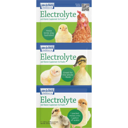 Chicken Bird Sav-a-chick Poultry Vitamins Electrolytes 3-pack Supplement Stress Relief