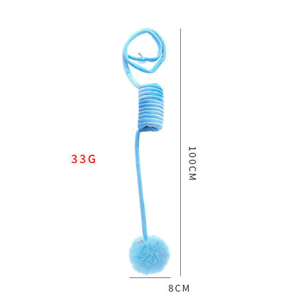 Cat Toy Spring Hair Ball Interactive Play Interactive Toy