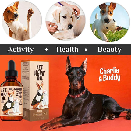 Hemp Oil for Dogs & Cats Hip & Joint & Skin Support
