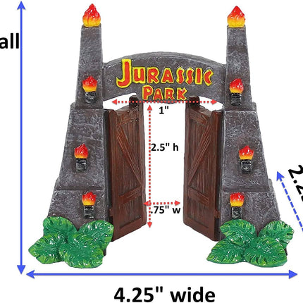 Jurassic Park Aquarium Decoration – Park Gate – Small