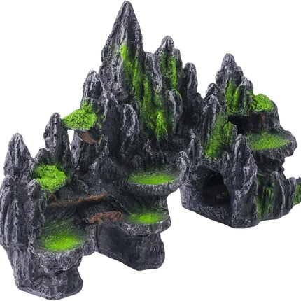 Large Fish Tank Decoration Mountain Cave Bridge Aquarium Ornament