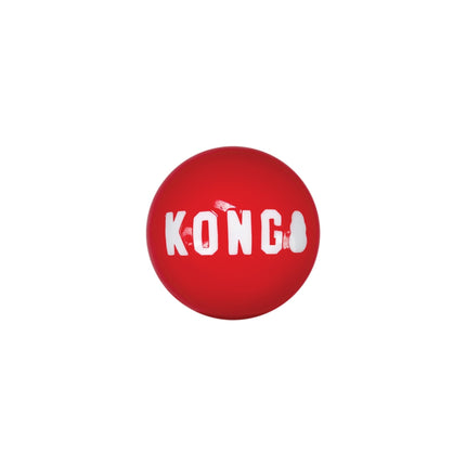 KONG Signature Fetch Dog Toy Ball, Multi-Pack