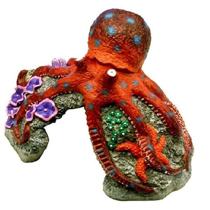 Blue Ribbon Pet Products Resin Ornament - Blue Ring Octopus