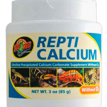 Zoo Med Repti Calcium without D3 Reptile Supplement, 3-oz jar