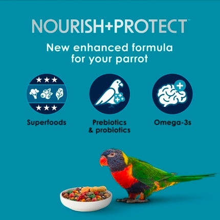 Kaytee Forti-Diet Pro Health Nourish+Protect Parrot Food 5#