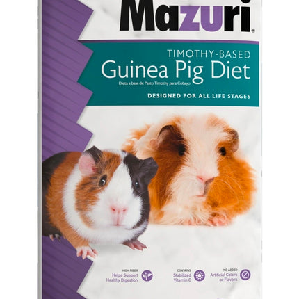 Mazuri Timothy-Based Guinea Pig Food, 25-lb bag