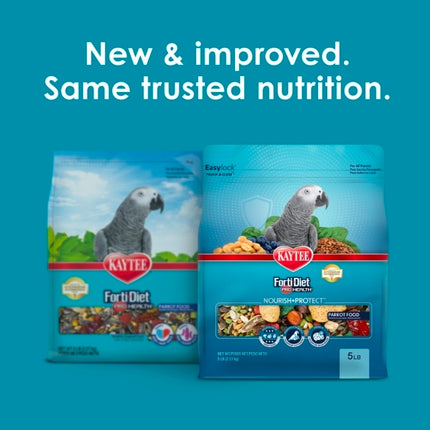 Kaytee Forti-Diet Pro Health Nourish+Protect Parrot Food 5#