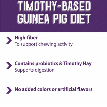 Mazuri Timothy-Based Guinea Pig Food, 25-lb bag